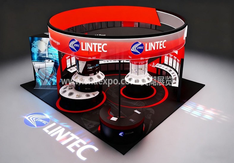 上海光伏展,琳得科LINTEC展臺設計策劃-美湖展覽